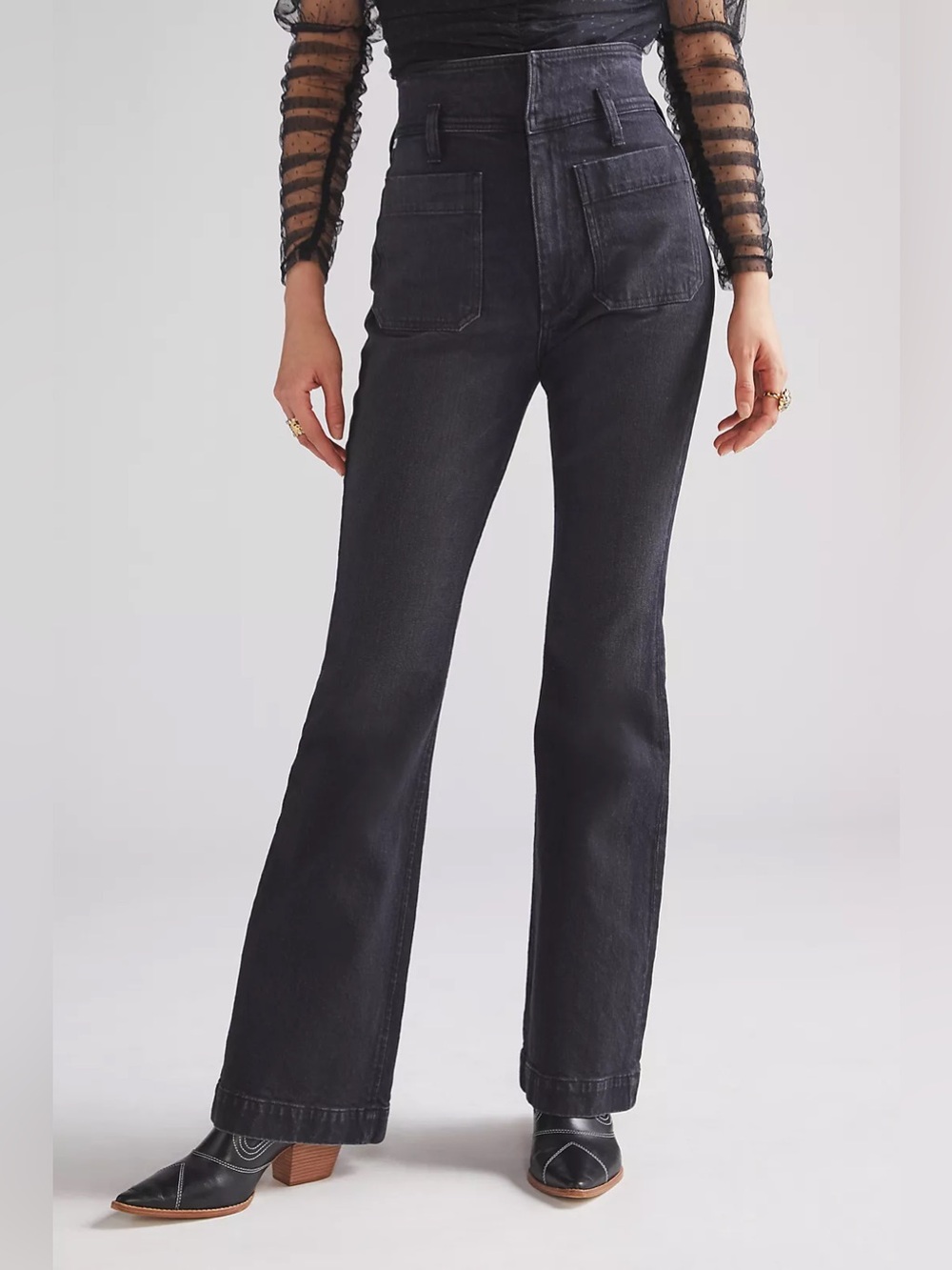 Citizens of Humanity Gabriella High Rise Flare Jeans Night Shadow